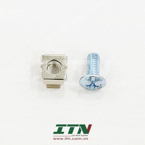 Ốc tủ Rack M6, ốc cài tủ rack, ốc lắp rack chuyên dụng [BỊCH 100 BỘ ...