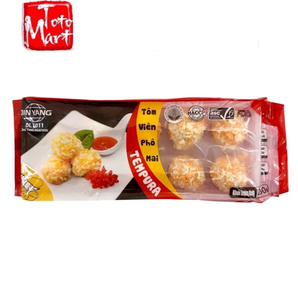 Tôm viên phô mai Tempura (250g)