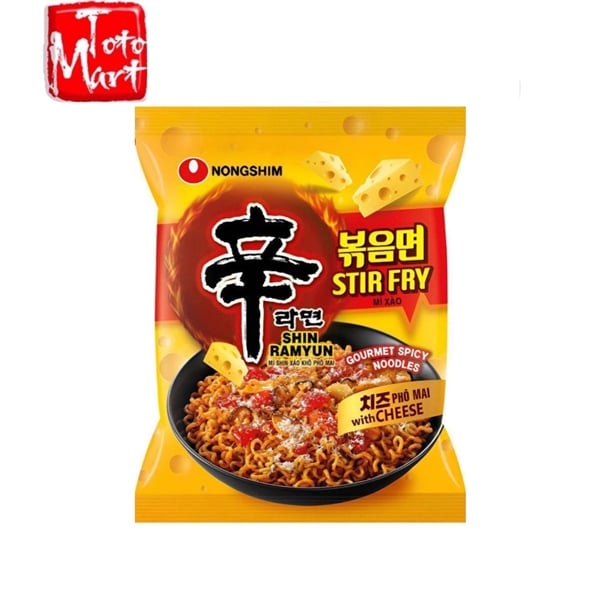 Mì xào khô phô mai Shin Ramyun Cheese (136g)