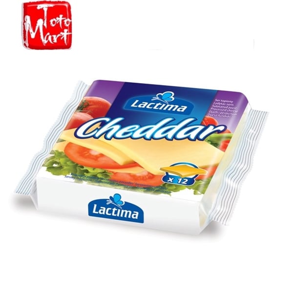 Phô mai lát Lactima Cheddar (200g)