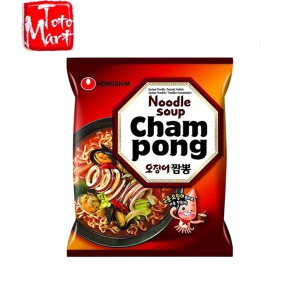Mì Nongshim Champong vị mực (124g)
