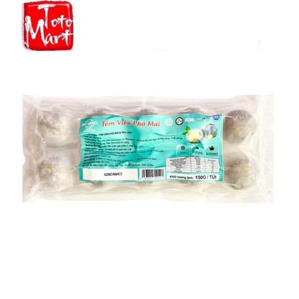 Tôm viên phô mai - thả lẩu (150g)