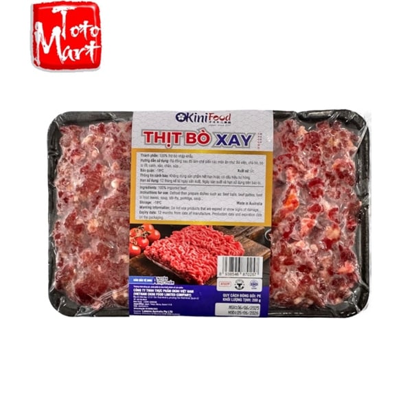 Thịt bò xay Okini (200g)