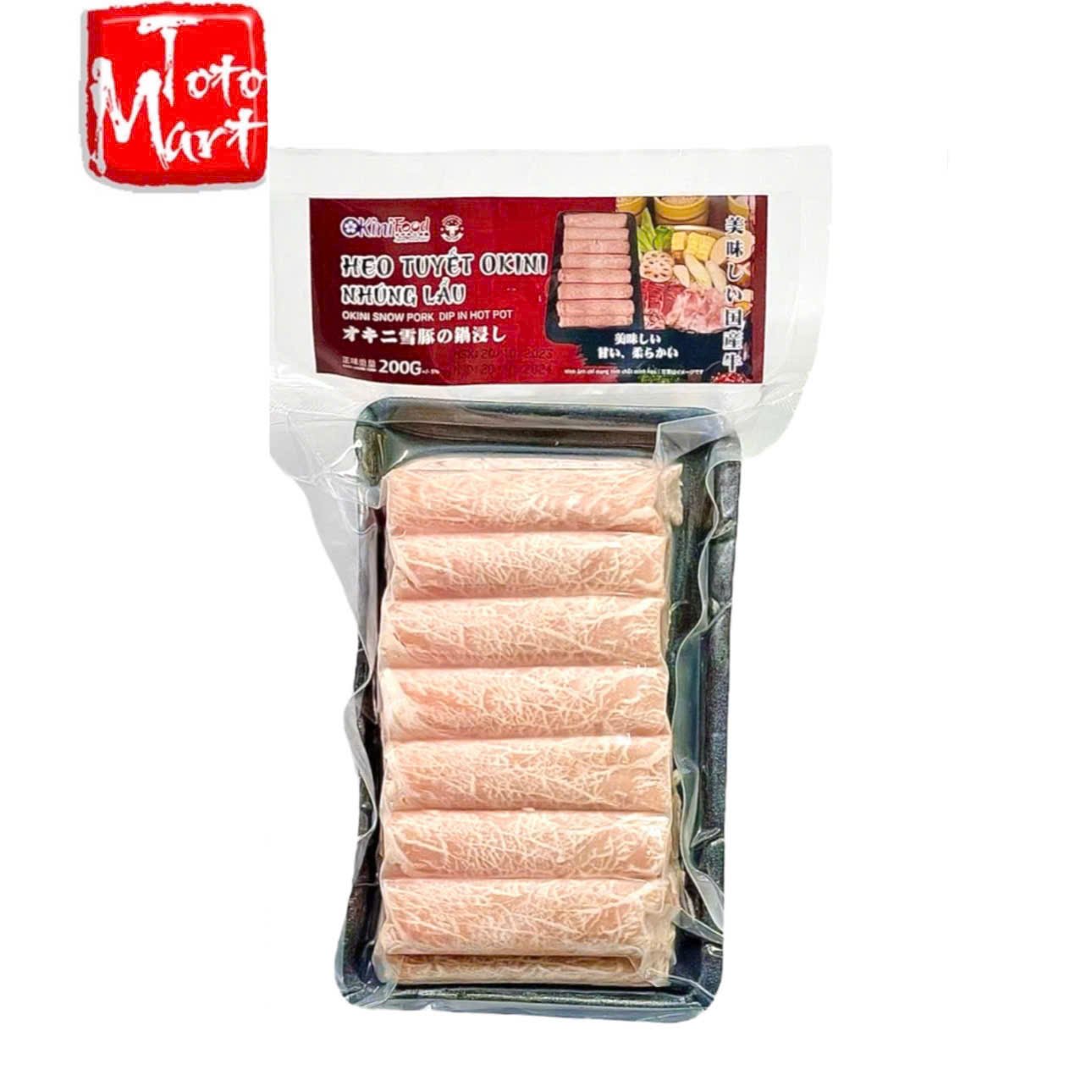 Heo tuyết Okini - cuộn mỏng (200g)