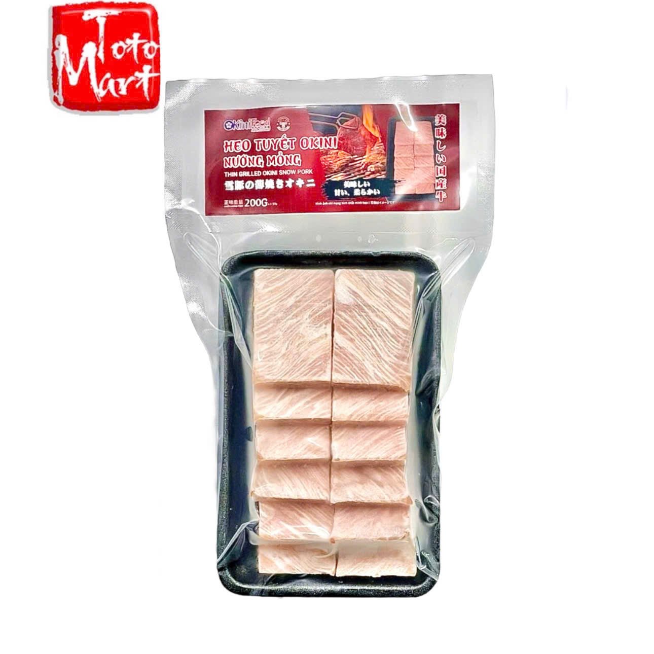 Heo tuyết Okini - cắt nướng (200g)