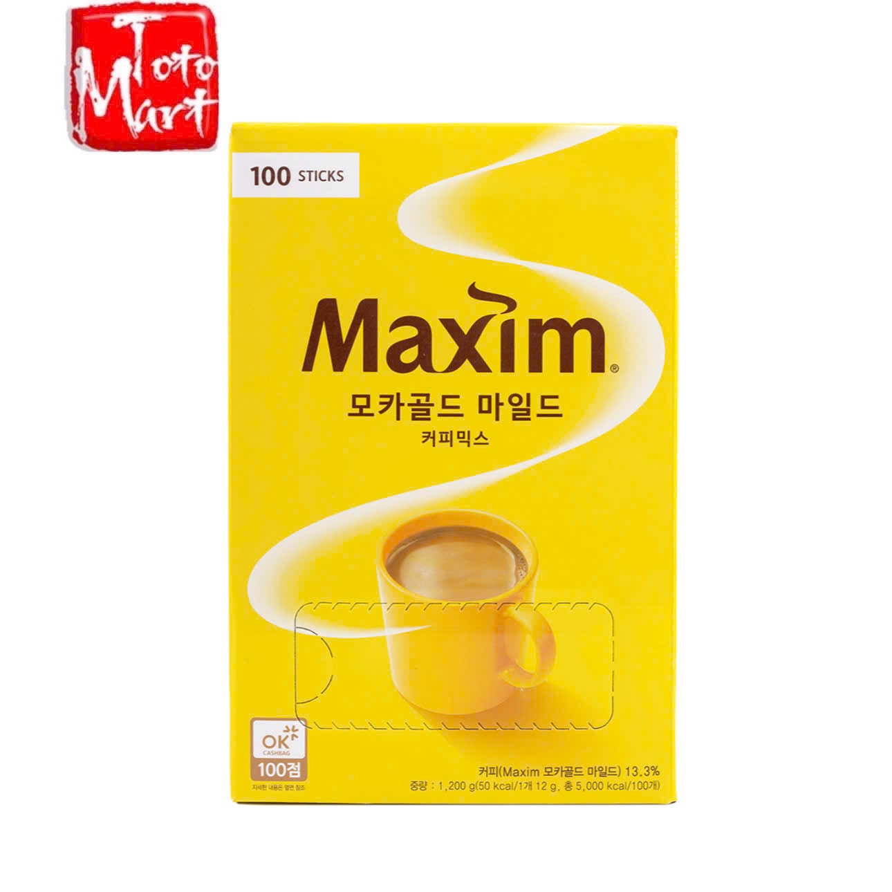 Cà phê Maxim Hàn Quốc 100 gói (1,2kg)