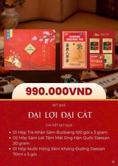 Set quà ĐẠI LỢI ĐẠI CÁT