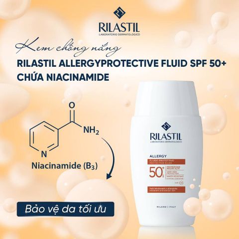 KEM CHỐNG NẮNG DÀNH CHO DA NHẠY CẢM – RILASTIL ALLERGY PROTECTIVE FLUID SPF 50+ 50ML