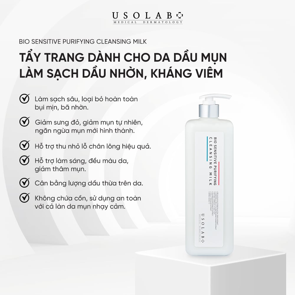 Tẩy trang BIO SENSITIVE PURIFYING CLEANSING MILK