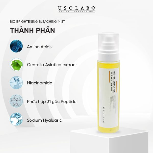 Xịt khoáng toner trắng sáng BIO BRIGHTENING BLEACHING MIST