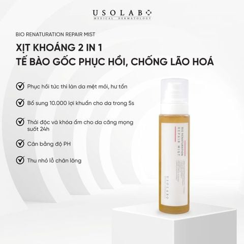 Xịt khoáng toner phục hồi Bio Renaturation Repair Mist