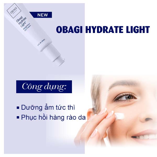 Kem Dưỡng Ẩm Dịu Nhẹ OBAGI Hydrate Light™ Gel Cream