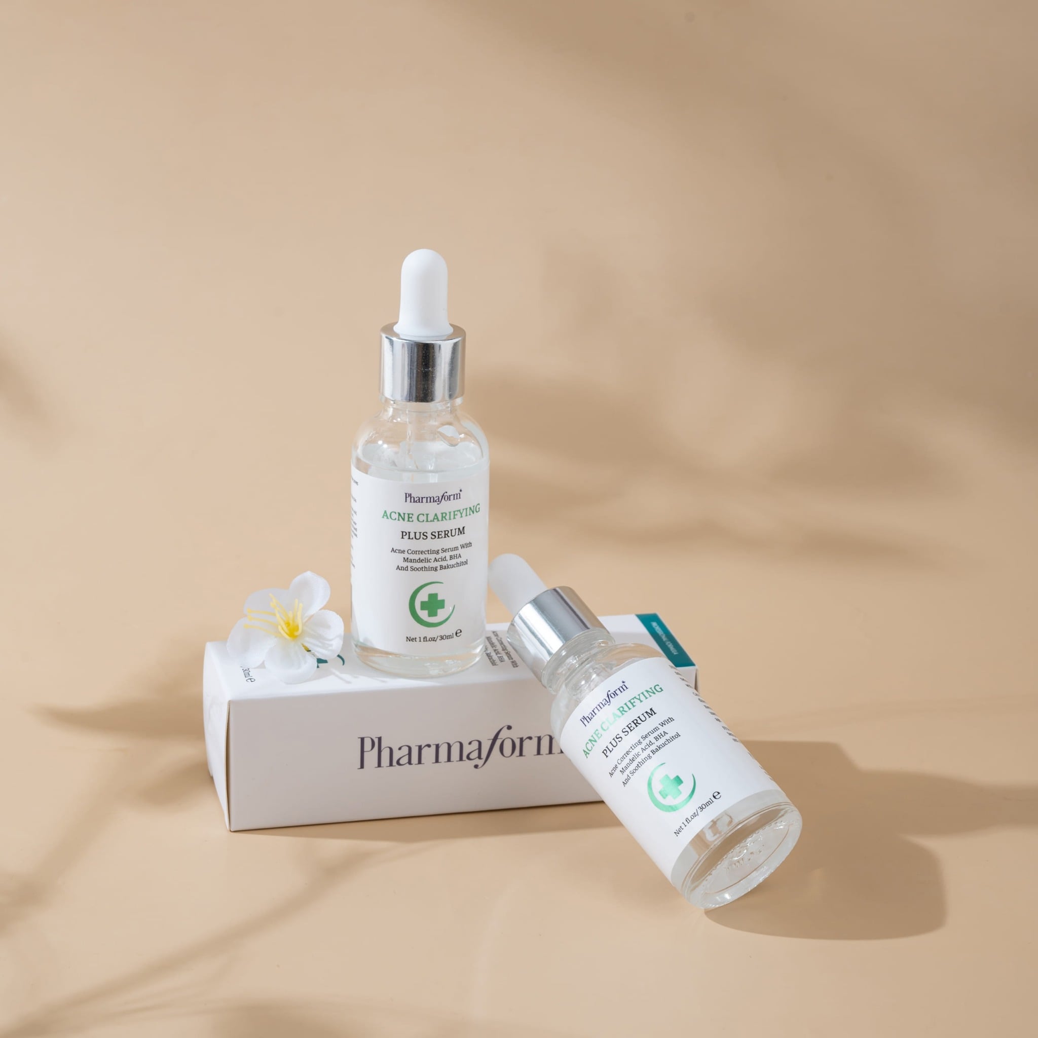 Tinh Chất Kiềm Dầu, Mờ Thâm, Ngăn Ngừa Mụn Pharmaform Acne Clarifying Plus Serum