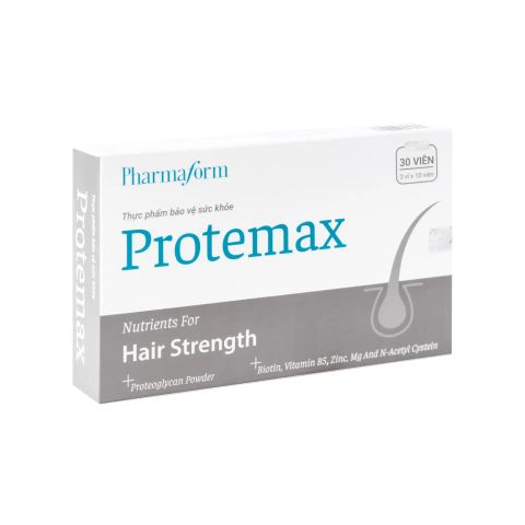 PHARMAFORM PROTEMAX TPBVSK: Hỗ Trợ Tóc, Móng Chắc Khỏe & Cải Thiện Tình Trạng Rụng Tóc