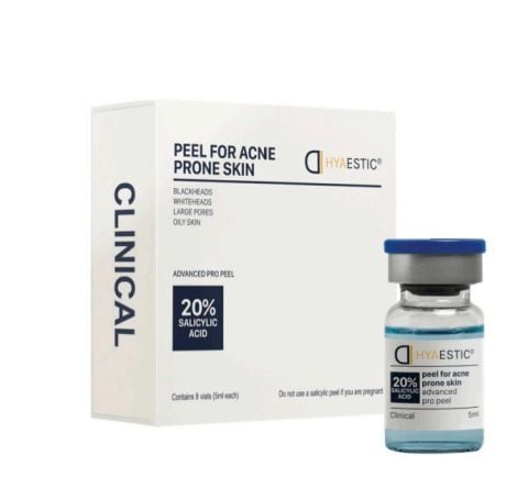 Bộ peel trị mụn điều tiết bã nhờn Hyaestic Peel For Acne Prone Skin Salicylic Acid 20%