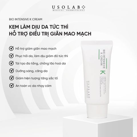 Kem dưỡng làm dịu tức thì BIO INTENSIVE K CREAM Usolab 50ml