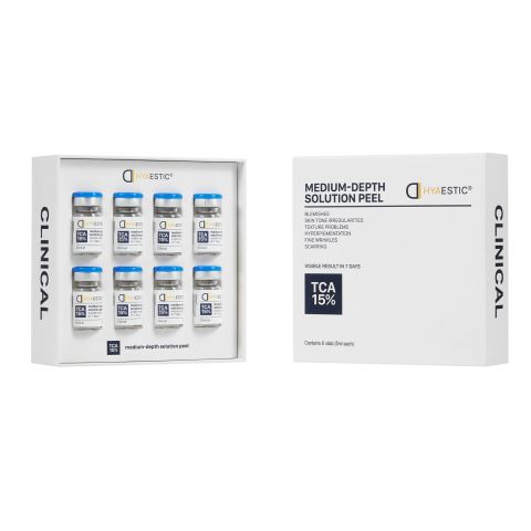 Bộ peel sinh học tái tạo da tác động sâu Hyaestic Medium-Depth Solution Peel TCA 15%