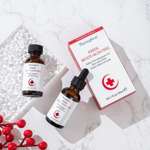 Tinh chất Peel da Pharmaform Exfol Multi-Acid Peel tái tạo, làm sáng, căng bóng da 30ml