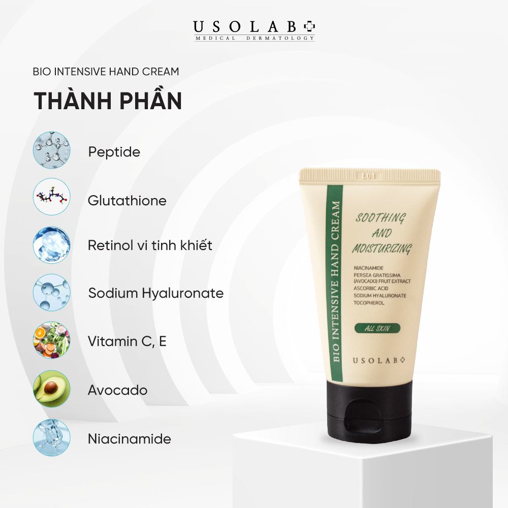 Kem dưỡng da tay Usolab Bio Intensive Hand Cream 50ml