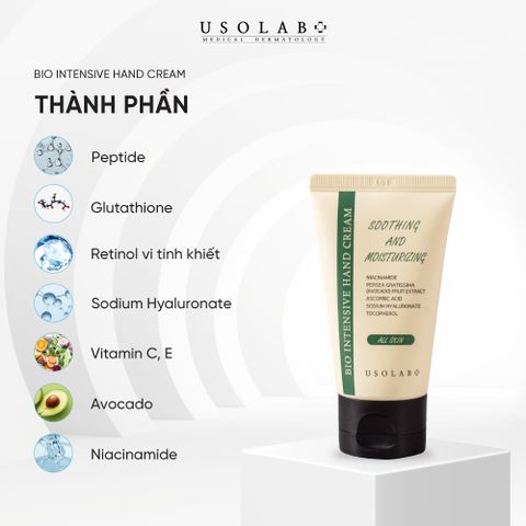 Kem dưỡng da tay Usolab Bio Intensive Hand Cream 50ml