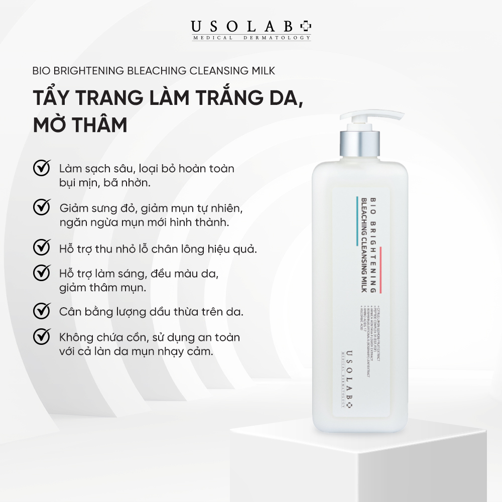 Tẩy trang BIO BRIGHTENING BLEACHING CLEANSING MILK