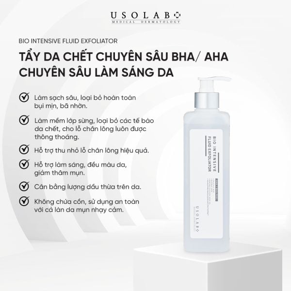 Tẩy da chết BHA/ AHA Bio Intensive Fluid Exfoliator