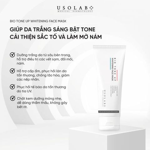 Kem ủ trắng mặt BIO TONE UP WHITENING FACE MASK 250ml