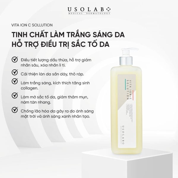 Tinh Chất Trắng Sáng Da Vita Ion C Solution