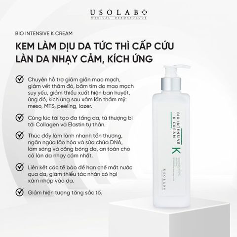 Kem Làm Dịu Da Bio Intensive K Cream cho da nhạy cảm kích ứng