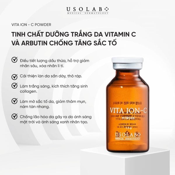 Tinh Chất Dưỡng Trắng Da Vita Ion C Powder
