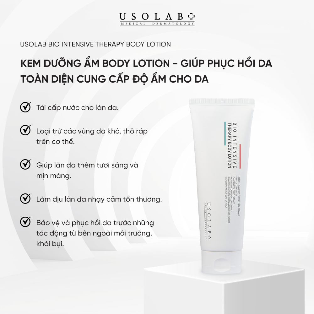 Kem dưỡng thể Usolab Bio Intensive Therapy Body Lotion 250ml