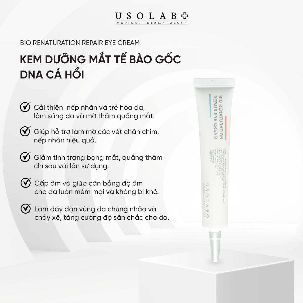 Kem mắt tế bào gốc BIO RENATURATION REPAIR EYE CREAM 30ML