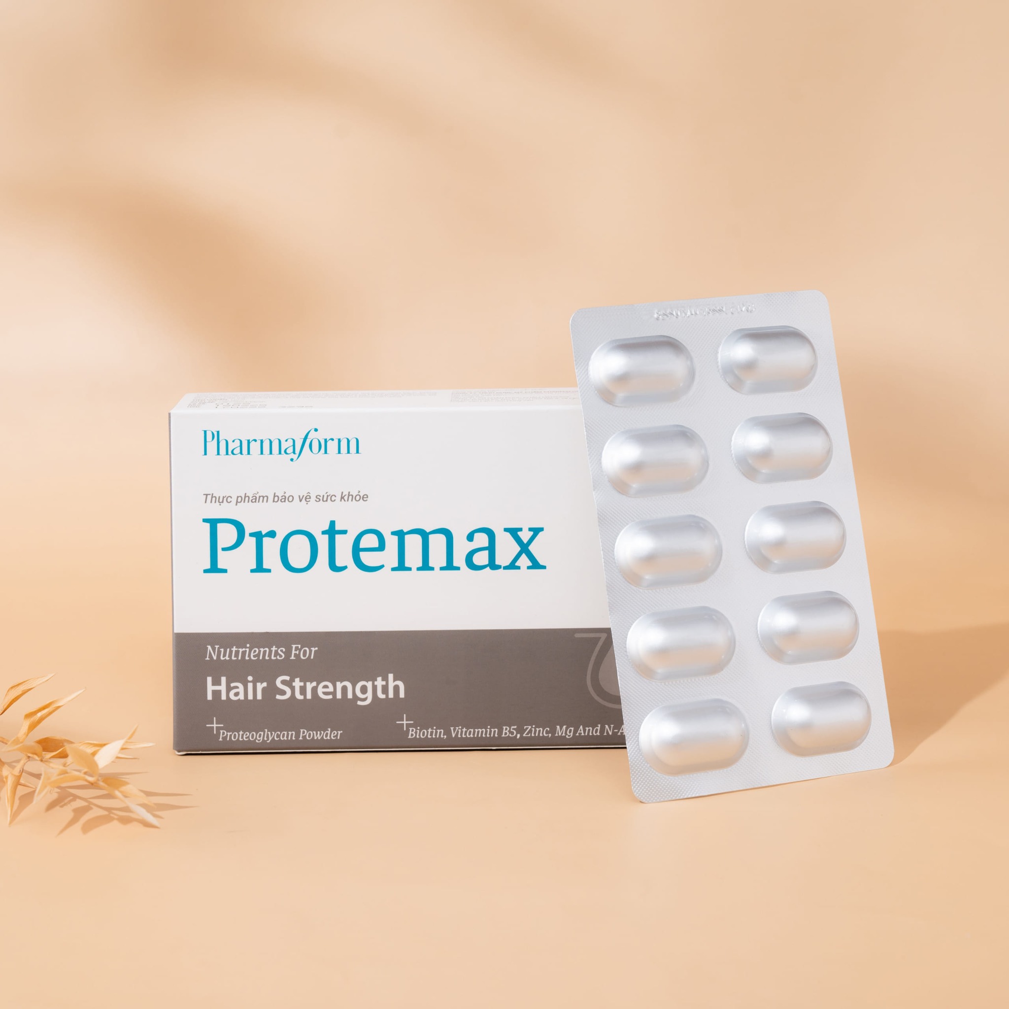 PHARMAFORM PROTEMAX TPBVSK: Hỗ Trợ Tóc, Móng Chắc Khỏe & Cải Thiện Tình Trạng Rụng Tóc