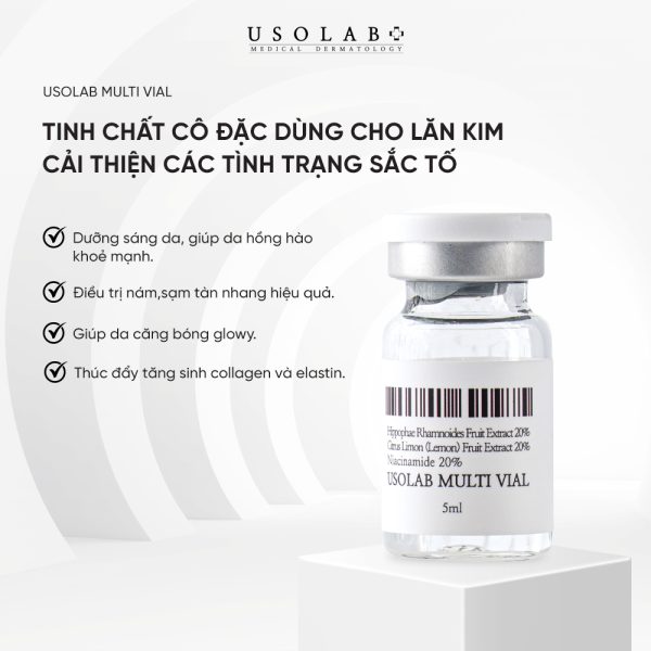 Tinh chất Ampoule Usolab MULTI VIAL 5ML cô đặc dưỡng trắng sáng