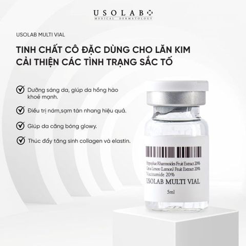 Tinh chất Ampoule Usolab MULTI VIAL 5ML cô đặc dưỡng trắng sáng