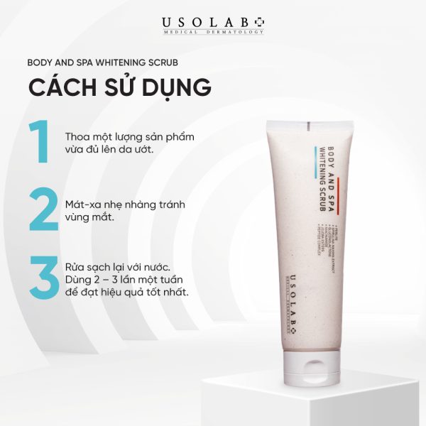 Kem tẩy tế bào chết BODY AND SPA WHITENING SCRUB 200ML