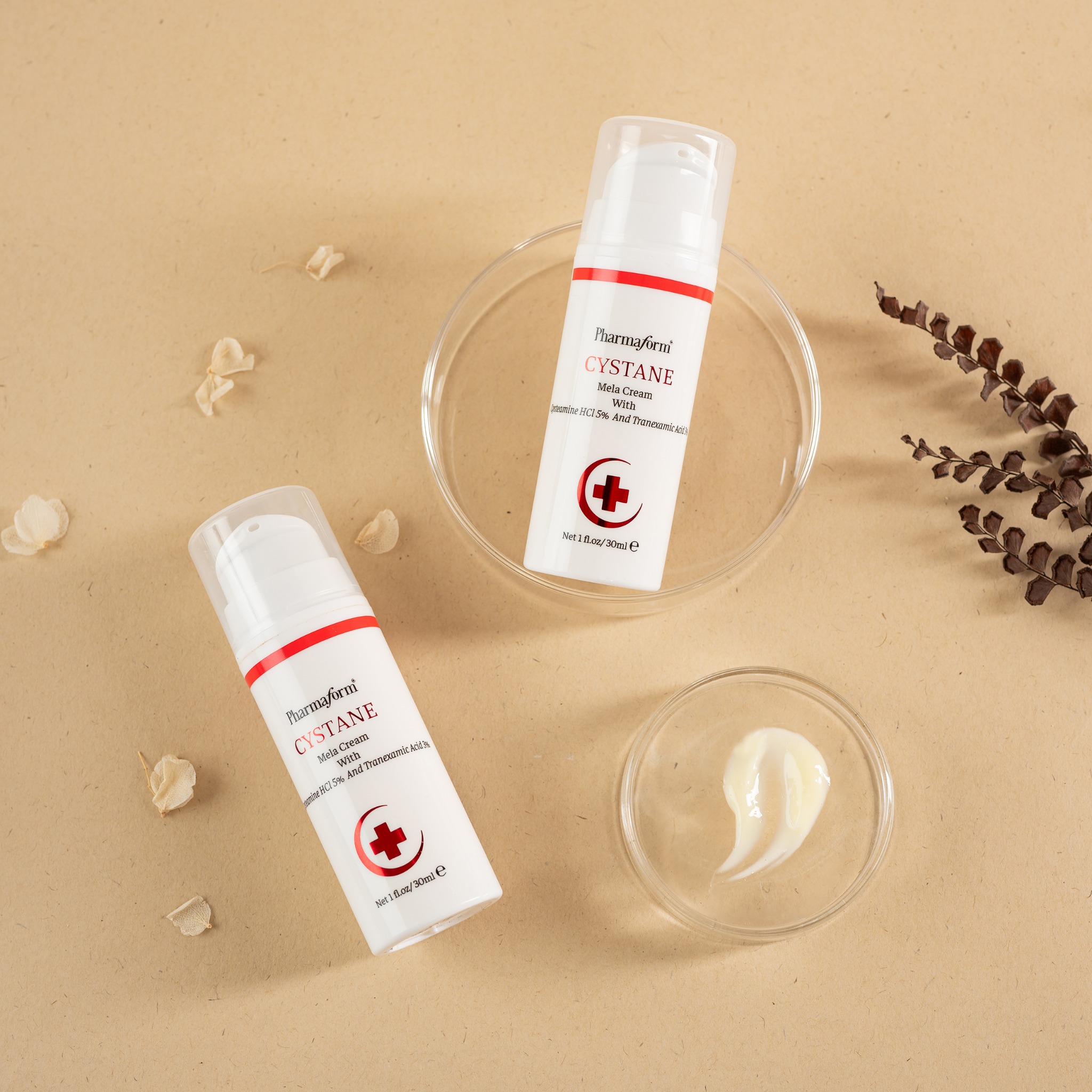 Kem dưỡng Pharmaform Cystane Mela Cream hỗ trợ giảm nám, tàn nhang