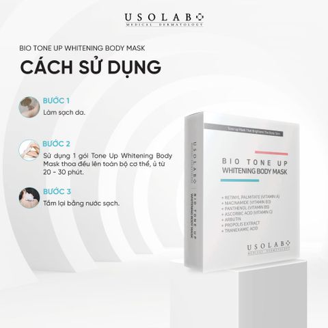 Kem ủ trắng BIO TONE UP WHITENING BODY MASK 1 Hộp
