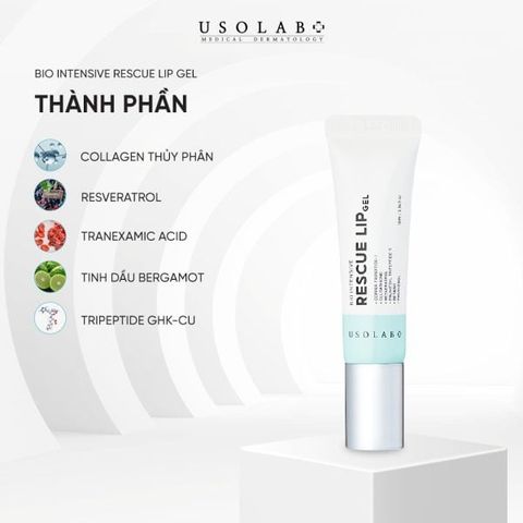 Tinh chất dưỡng môi Usolab Bio Intensive Rescue Lip Gel 10ml