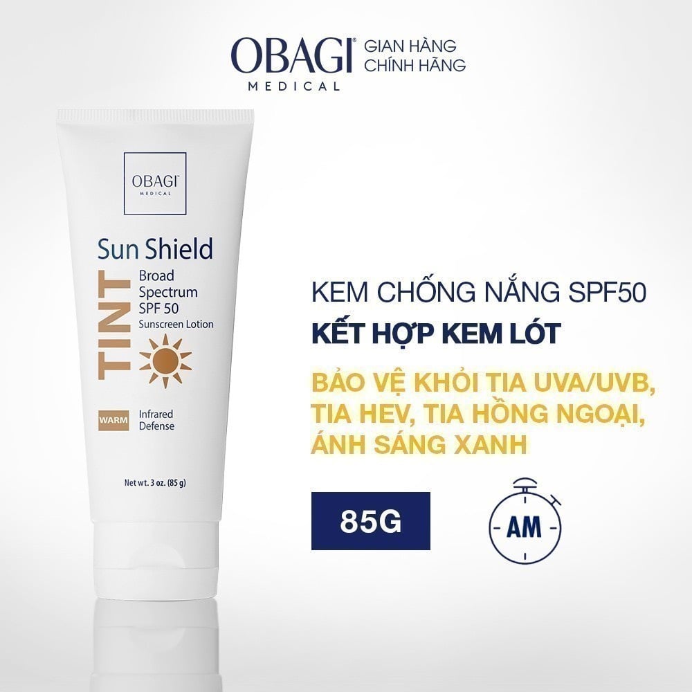 Kem Chống Nắng Phổ Rộng Obagi Sun Shield Tint SPF50 Warm