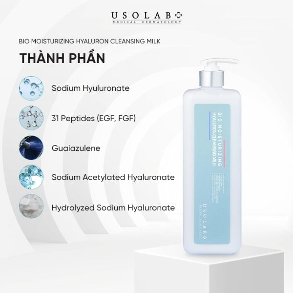 Tẩy trang BIO MOISTURIZING HYALURON CLEANSING MILK