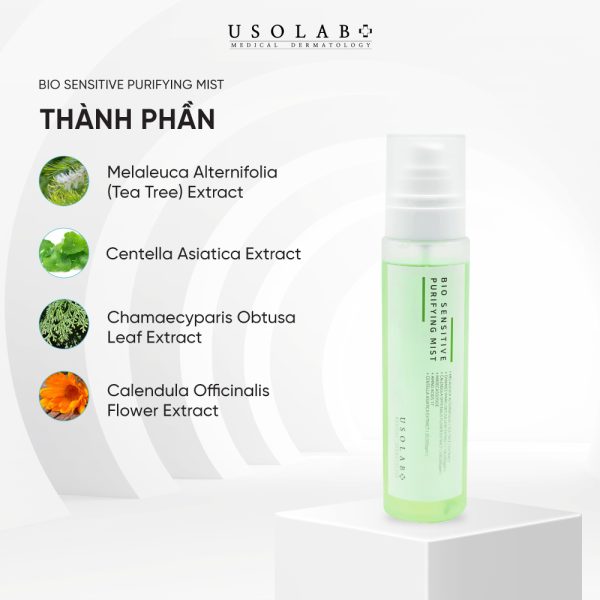 Xịt khoáng toner trị mụn BIO SENSITIVE PURIFYING MIST