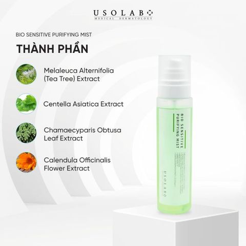 Xịt khoáng toner trị mụn BIO SENSITIVE PURIFYING MIST