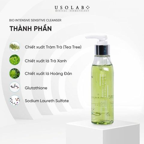 Sữa rửa mặt Usolab Bio Intensive Sensitive Cleanser cho da dầu mụn