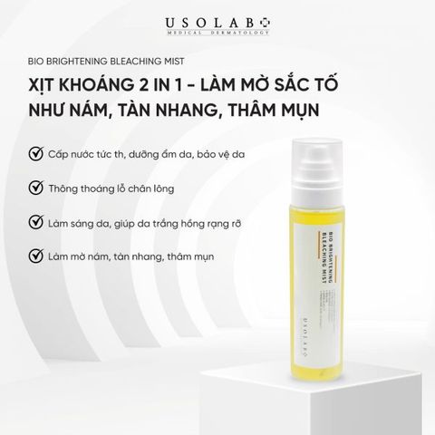 Xịt khoáng toner trắng sáng BIO BRIGHTENING BLEACHING MIST