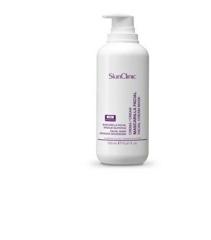 SKINCLINIC FACIAL CREAM FACE MASK: Mặt Nạ Dưỡng Ẩm & Tăng Cường Sức Sống Từ Hoa Hồng 500ML