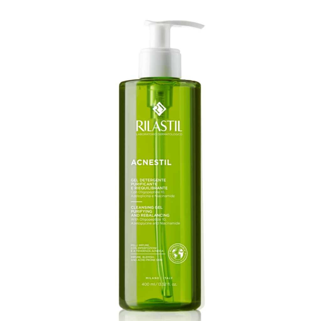 Sữa Rửa Mặt Cho Da Dầu Mụn Rilastil Acnestil Cleansing Gel Purifying And Rebalancing