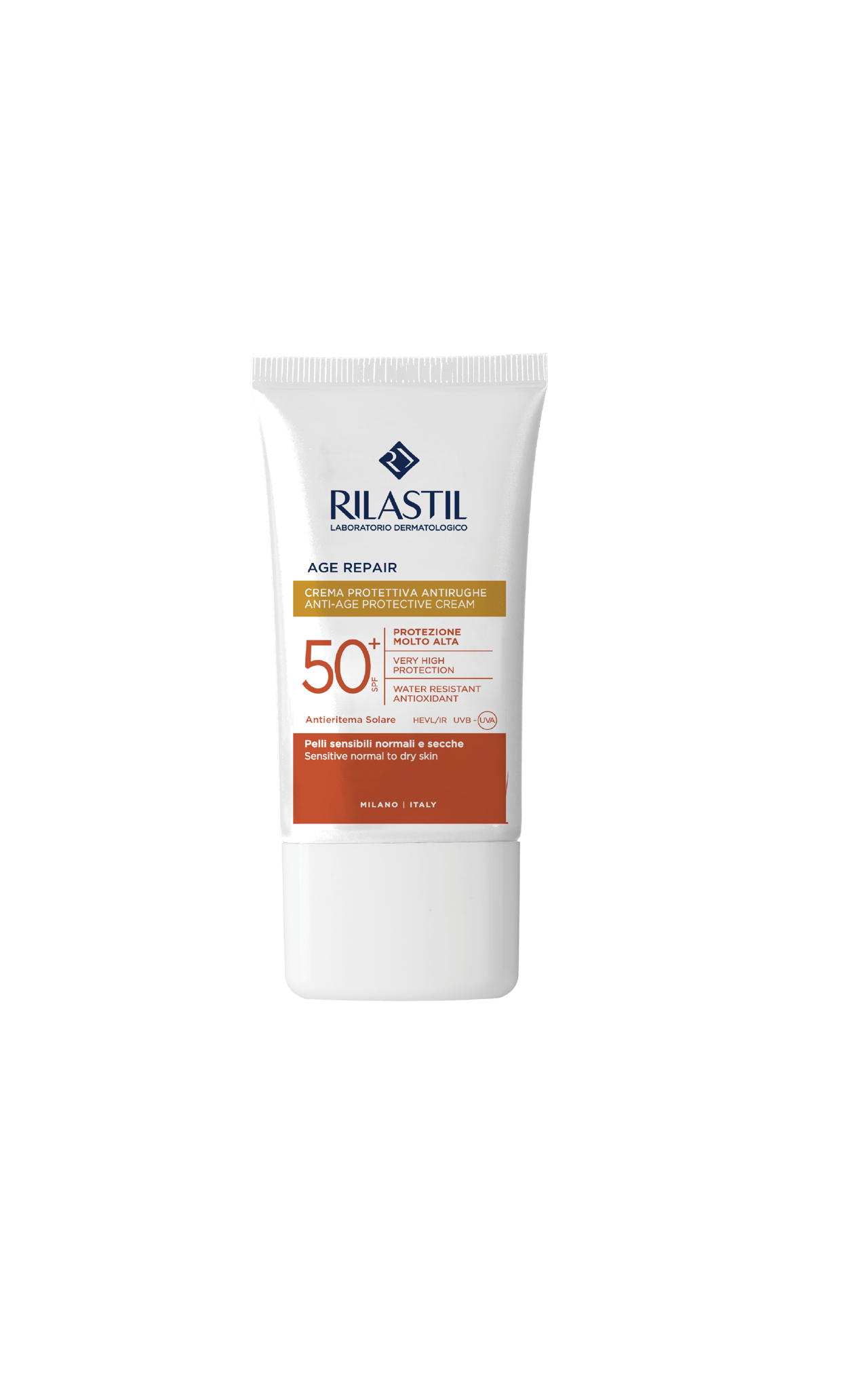 KEM CHỐNG NẮNG NGĂN NGỪA LÃO HÓA DA RILASTIL AGE REPAIR ANTI – AGE PROTECTIVE CREAM SPF 50+ 40ML