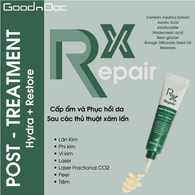 Kem Dưỡng Ẩm Phục Hồi Cho Da GoodnDoc RX Repair