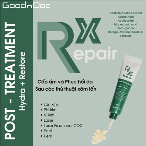 Kem Dưỡng Ẩm Phục Hồi Cho Da GoodnDoc RX Repair